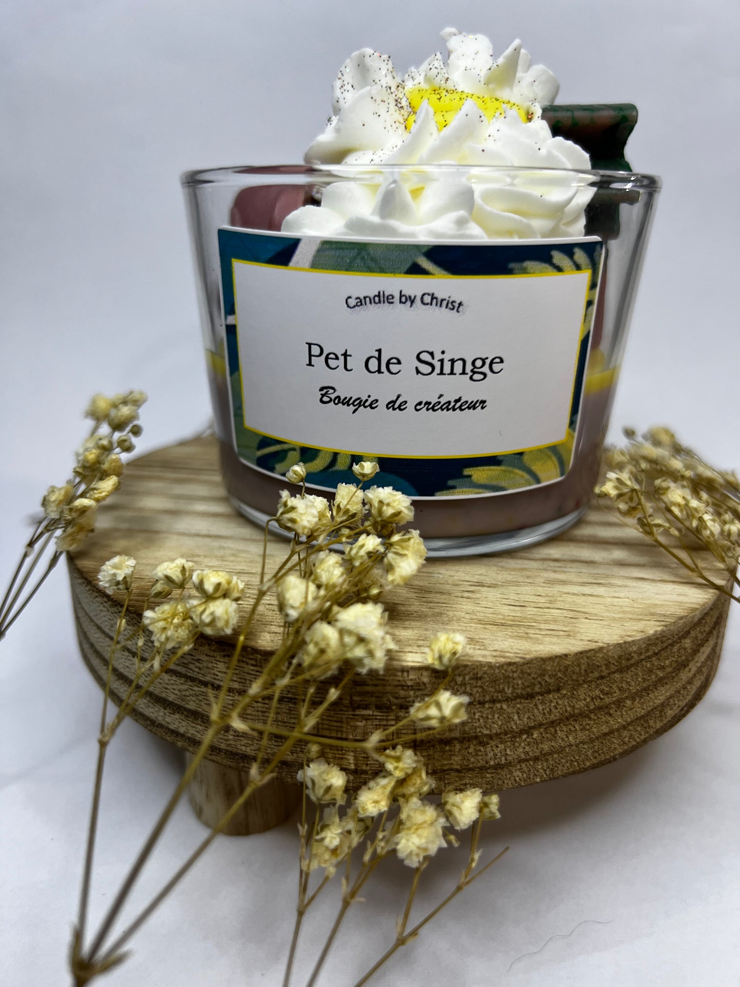 Bougie senteur pet de singe