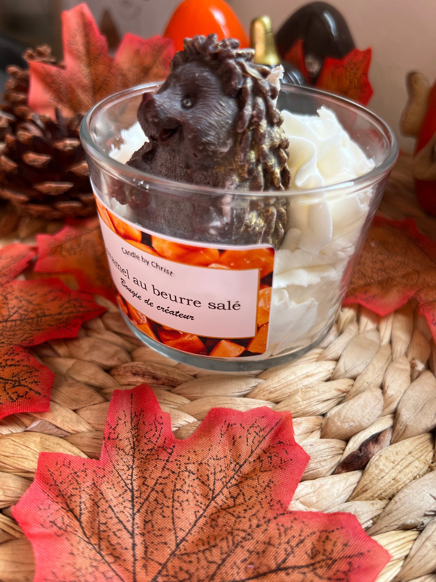 Bougie senteur Caramel au beurre salé