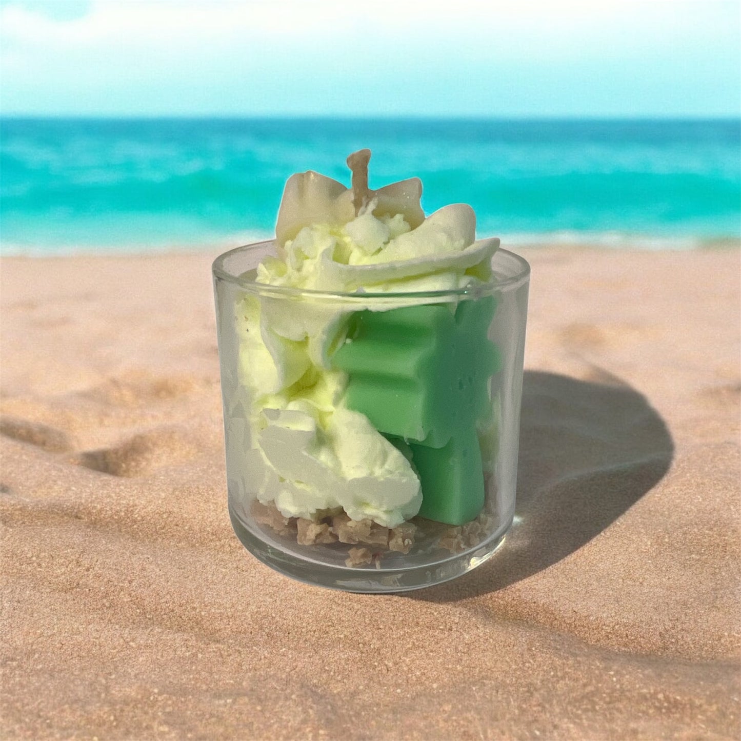 Petite bougie senteur soleil d'azur
