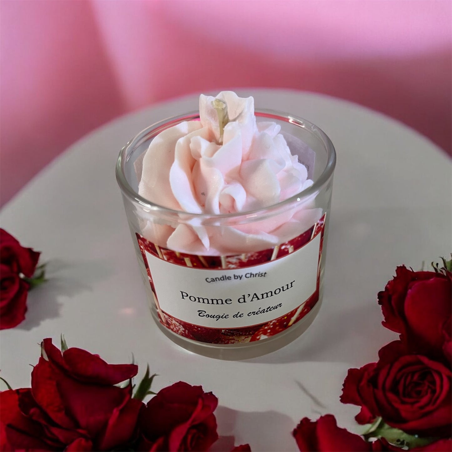 Petite Bougie Pomme d'Amour
