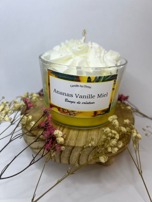 Bougie Ananas Vanille Miel
