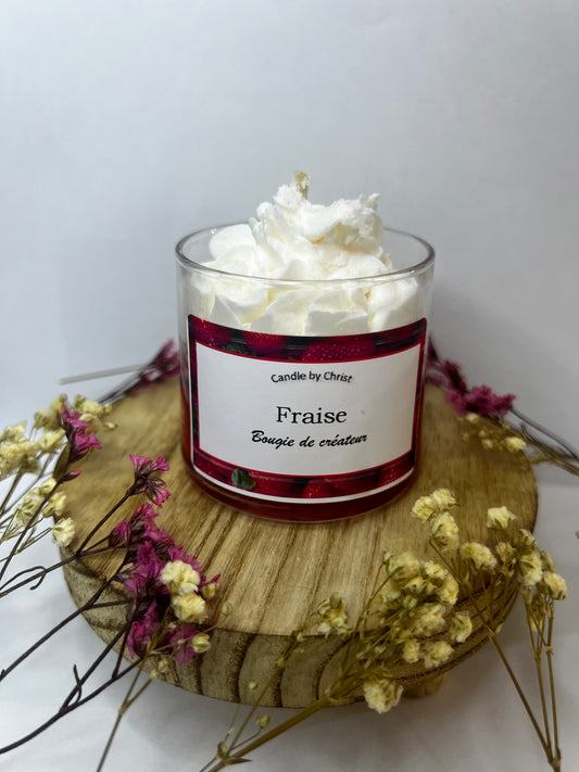 Bougie Fraise des Bois