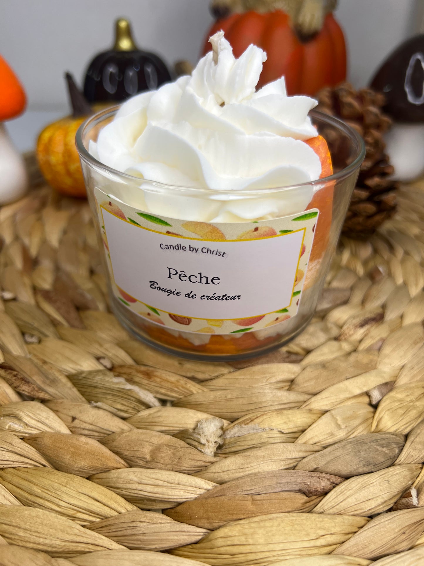 Bougie senteur Pêche