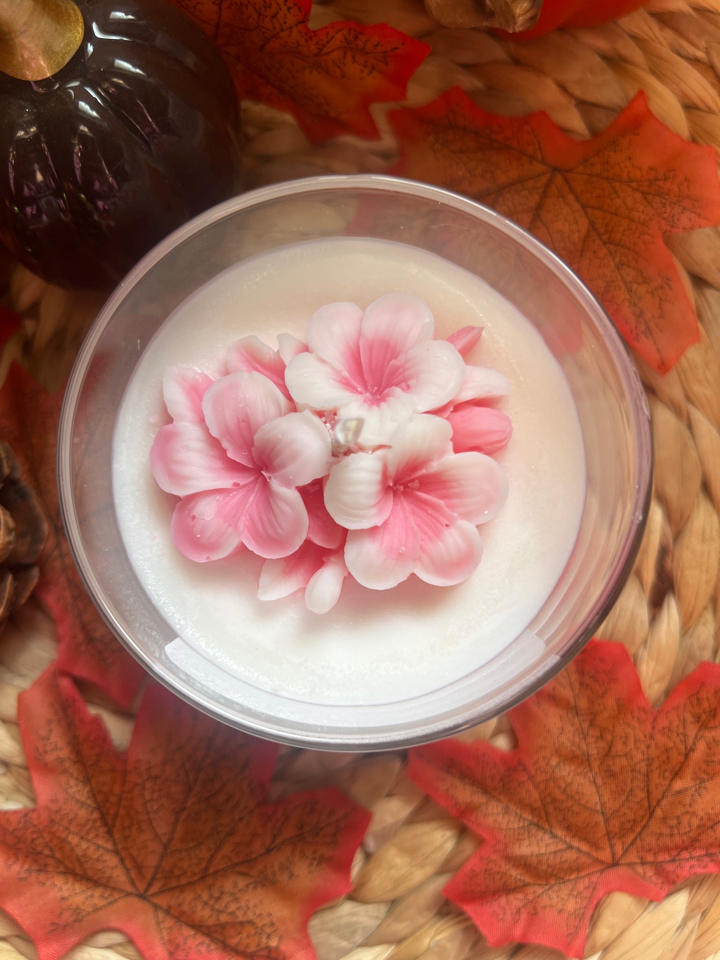 Bougie Octobre rose senteur Fraise des bois