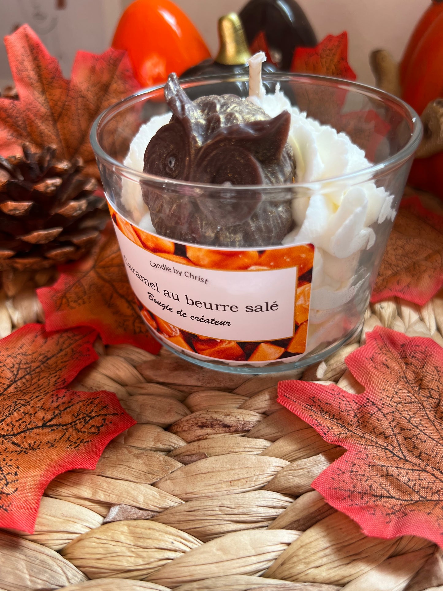 Bougie senteur Caramel au beurre salé